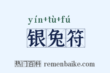 银兔符是什么意思的图片